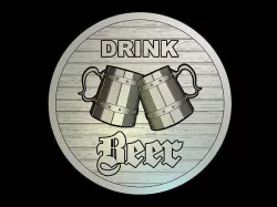 Beer mugs 3d model for cnc machines and 3d printers 3D model