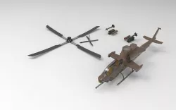 Bell AH 1Z 3D printed 3D model