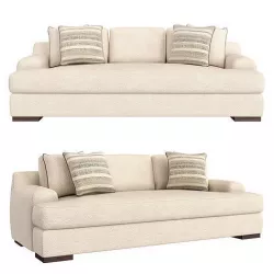 Bernhardt Andie Leather Sofa 3D model