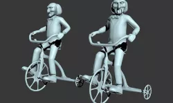 Billy the Saw Puppet 3D model