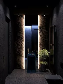 Black Bathroom  3D model