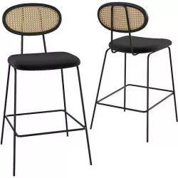 Black Counter Height Bar Stool  3D model