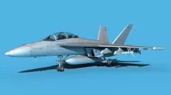 Boeing FA-18F Super Hornet V00 3D model