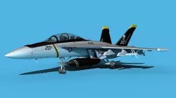 Boeing FA-18F Super Hornet V08 3D model