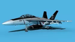 Boeing FA-18F Super Hornet V09 3D model