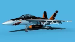 Boeing FA-18F Super Hornet V10 3D model