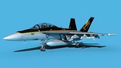 Boeing FA-18F Super Hornet V15 3D model