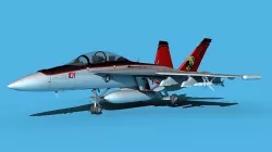Boeing FA-18F Super Hornet V16 3D model