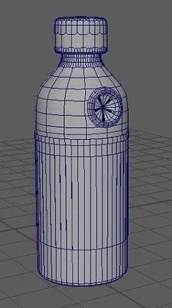 Bottle recycling bin 3D model