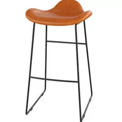 Brown Counter Height Bar Stool  3D model