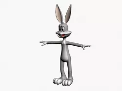 bugs bunny Low-poly 3D model