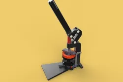 BUTTON BADGE PIN PUNCH PRESS  MAKER MACHINE TOOL 3D model