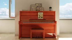 C Bechstein Residence 124 upright piano 3D model