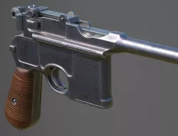 C96 Pistol  3D model