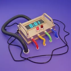cables and tubes 3D model