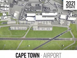 Cape Town Airport Low-poly 3D model