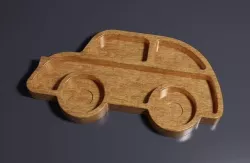 Car Tray - CNC Files for Wood 3D model