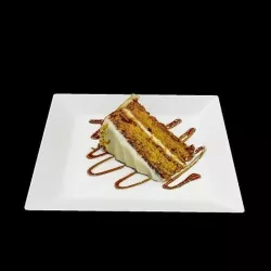 Carrot cake Low-poly 3D model