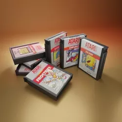Cartuchos Atari - 3D Low-poly 3D model