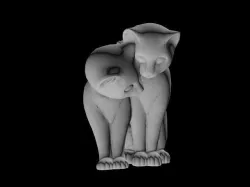Cats-Corona 3D model
