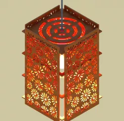Chandelier lamp 3D 3D model