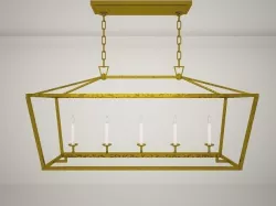 CHAPMAN e MYERS Darlana medium linear Lantern 3D model