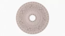 Classic Ceiling Medallion 19 3D model