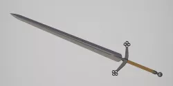 Claymore Sword 3D model