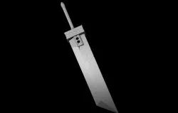 Cloud Strife Sword Low-poly 3D model