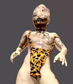 Dancing Butterfly Zombie Low-poly 3D model