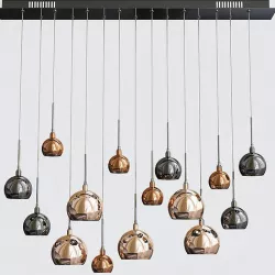 Dar AUR6264 Aurelia 15 Light Bar Pendant 3D model