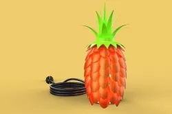 DECORATIVE PINEAPPLE NIGHT LAMP SLEEPING FOR TABLE INTERIOR 3D model