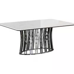 Dining table made of natural stone 3D model