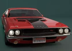 Dodge Challenger 1970 R-T 3D Model 3D model