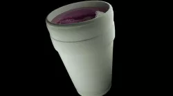 Double Styrofoam Cup with Lean 3D model