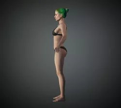 female model 3D model