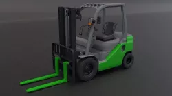 Forklift Generic Green 3D model