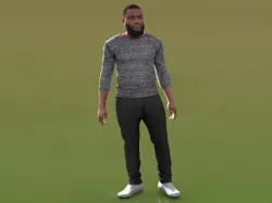 Gabriel 20370-05 - Animated Man Walking Around Idle 3D model