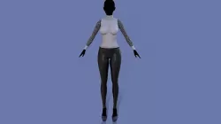 Golf and pants Low-poly 3D model