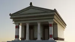 Greek Temple- generic temple Low-poly 3D model