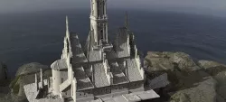 Halloween Gothic Cathedral Haunted 3D model