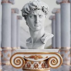 Head of David 3D model