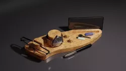 Holder 6 - CNC Files for Wood 3D model