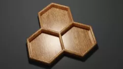 Honeycomb Tray - CNC Files for Wood 3D model