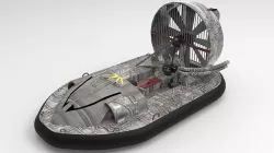 Hovercraft Low-poly 3D model