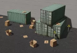 Industry Pack Low-poly 3D model