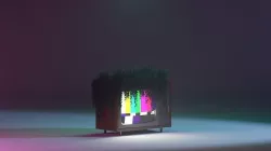 interesting low poly tv  Low-poly 3D model