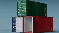 ISO Container 20ft High-Cube 3D model
