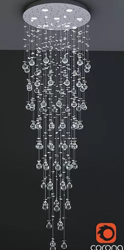KLight Stepped Crystal Chandelier NCL 9922 3D model