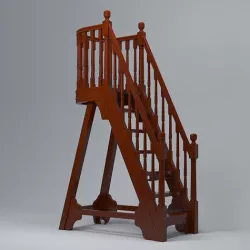 LIBRARY STAIRCASE 3D model
